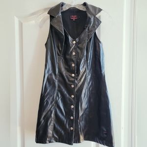 Tripp NYC Vintage Faux Leather Dress